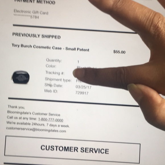 Tory Burch Cosmetic Case - Picture 2 of 3